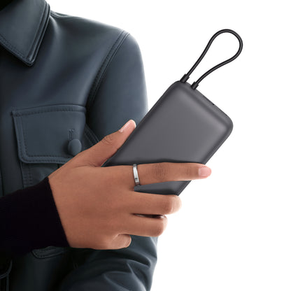 Xiaomi Power Bank 20000mAh (Integrated Cable) - Light Grey