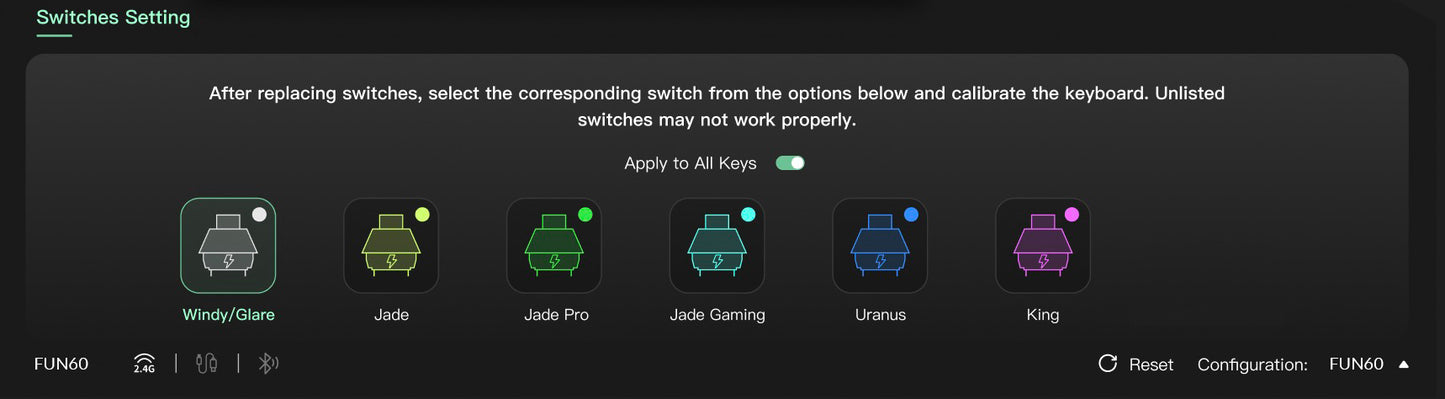 Akko MonsGeek FUN60 Magnetic Switch 60% Mechanical Keyboard