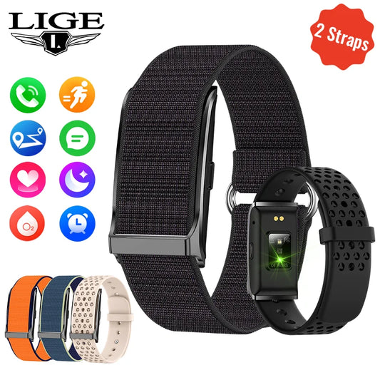 LIGE Smart Bracelet with Heart Rate & Blood Pressure Monitor