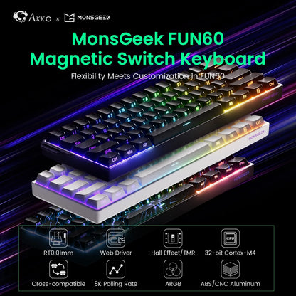 Akko MonsGeek FUN60 Magnetic Switch 60% Mechanical Keyboard