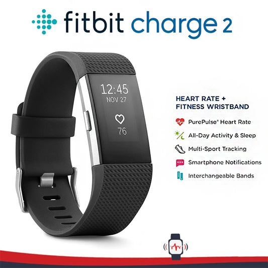 Fitbit Charge 2 Smart Wristband – Heart Rate & Sleep Tracking