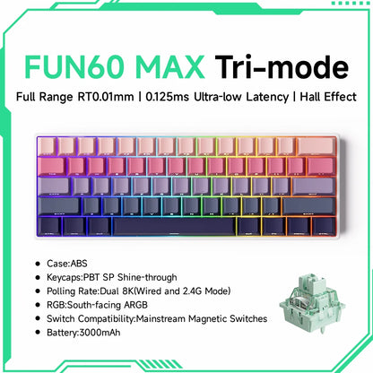 Akko MonsGeek FUN60 Magnetic Switch 60% Mechanical Keyboard