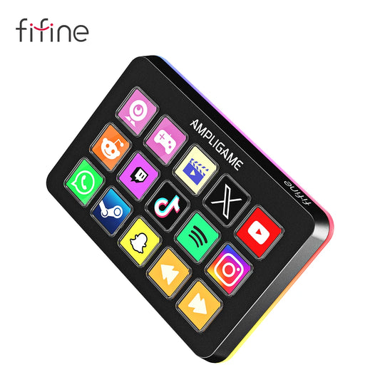 FIFINE D6 Streaming Deck for Mac & PC
