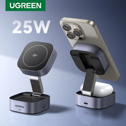 UGREEN Qi2 15W Magnetic Wireless Charging Stand