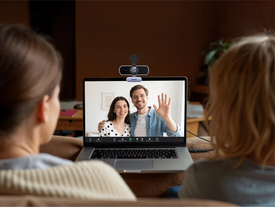 UGREEN 4K FHD Webcam – Auto Focus & Noise-Cancelling Mics