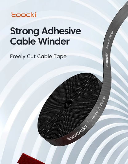 Toocki 5PCS Cable Organizer – Wire Winder Ties