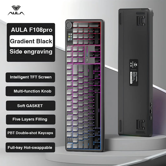 AULA F108 Pro Wireless Mechanical Keyboard