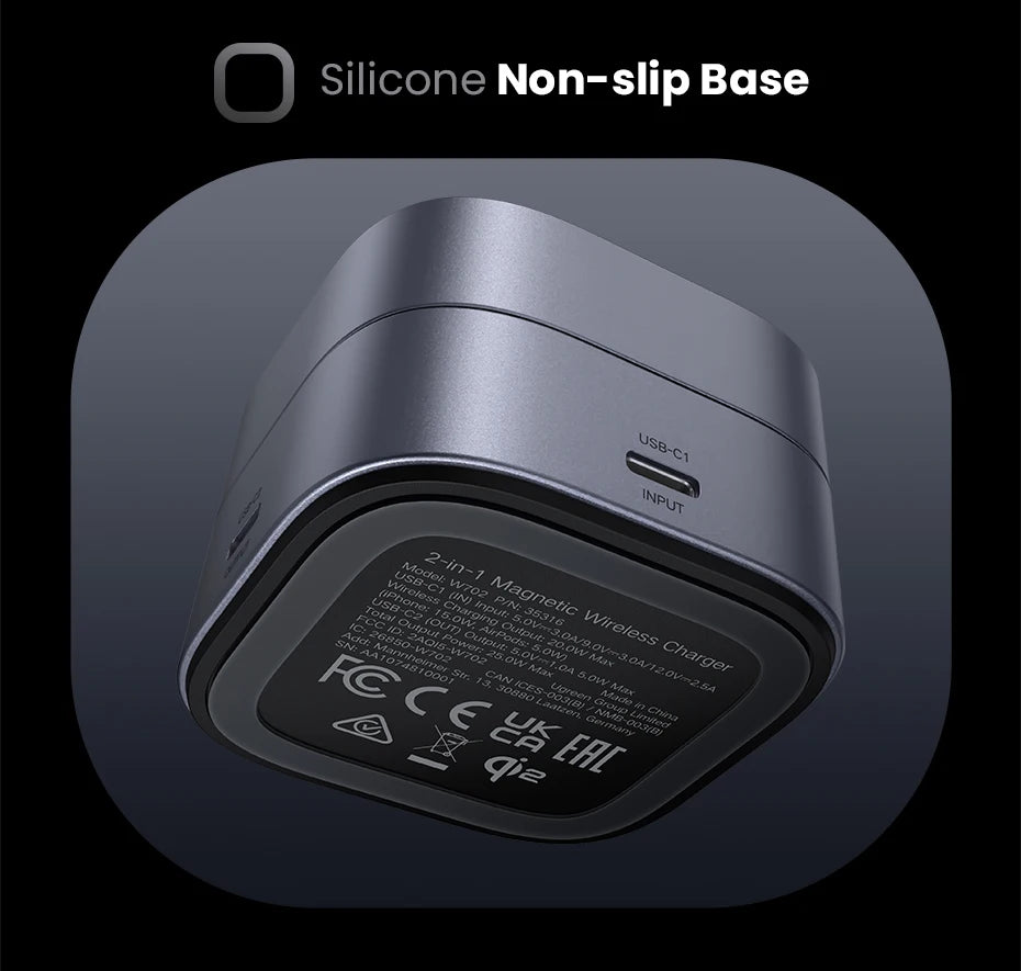 UGREEN Qi2 15W Magnetic Wireless Charging Stand