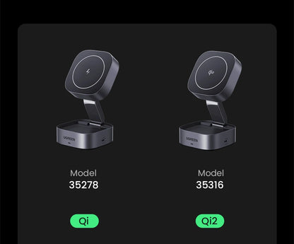 UGREEN Qi2 15W Magnetic Wireless Charging Stand