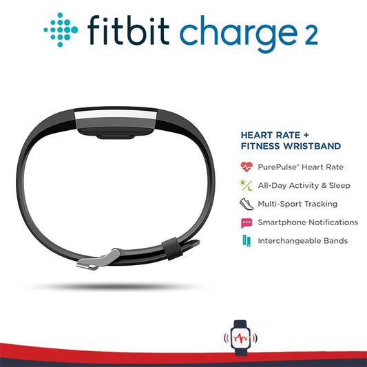 Fitbit Charge 2 Smart Wristband – Heart Rate & Sleep Tracking