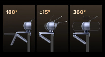 UGREEN 4K FHD Webcam – Auto Focus & Noise-Cancelling Mics