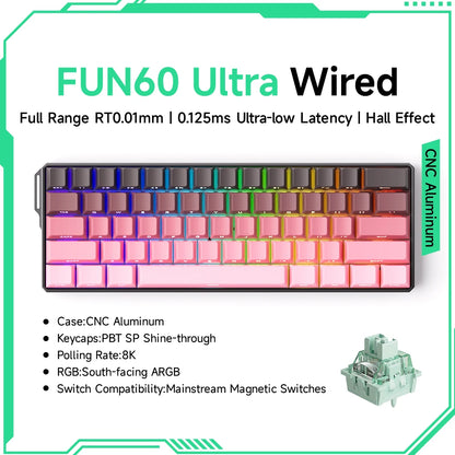 Akko MonsGeek FUN60 Magnetic Switch 60% Mechanical Keyboard
