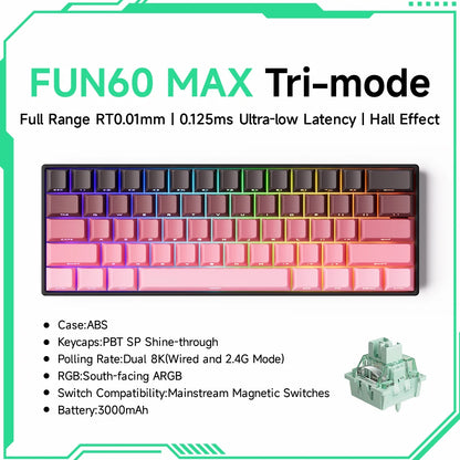 Akko MonsGeek FUN60 Magnetic Switch 60% Mechanical Keyboard
