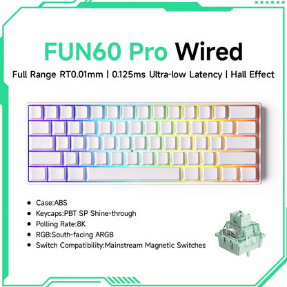 Akko MonsGeek FUN60 Magnetic Switch 60% Mechanical Keyboard