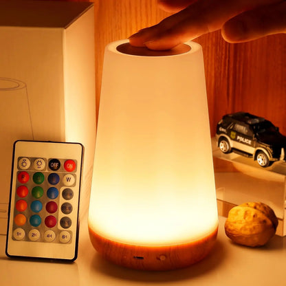 RGB 13-Color Night Light – Touch & Remote Control