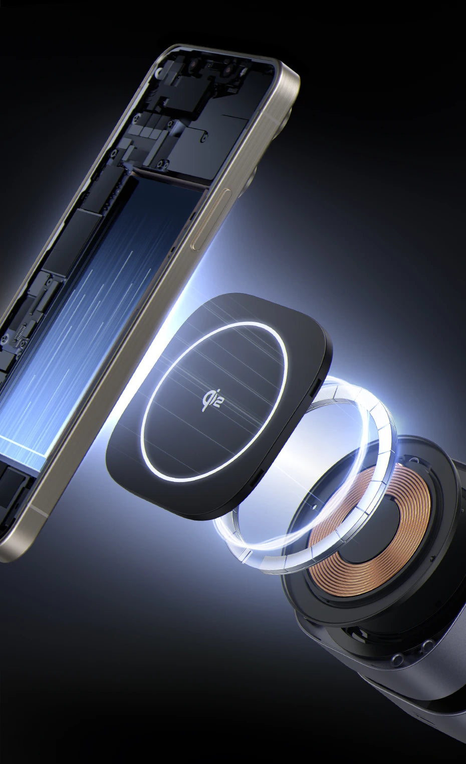 UGREEN Qi2 15W Magnetic Wireless Charging Stand