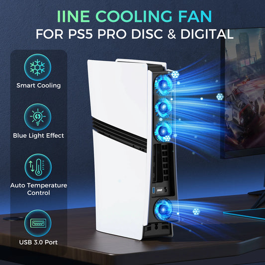IINE PS5 Pro Smart Cooling Fan