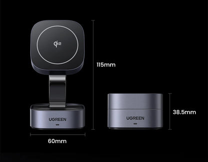 UGREEN Qi2 15W Magnetic Wireless Charging Stand